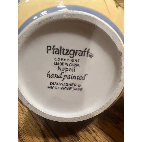 Pfaltzgraff Napoli 4-Piece Lidded Sugar & Creamer Set With Spoon EXCELLENT! WOW! - Picture 6 of 9